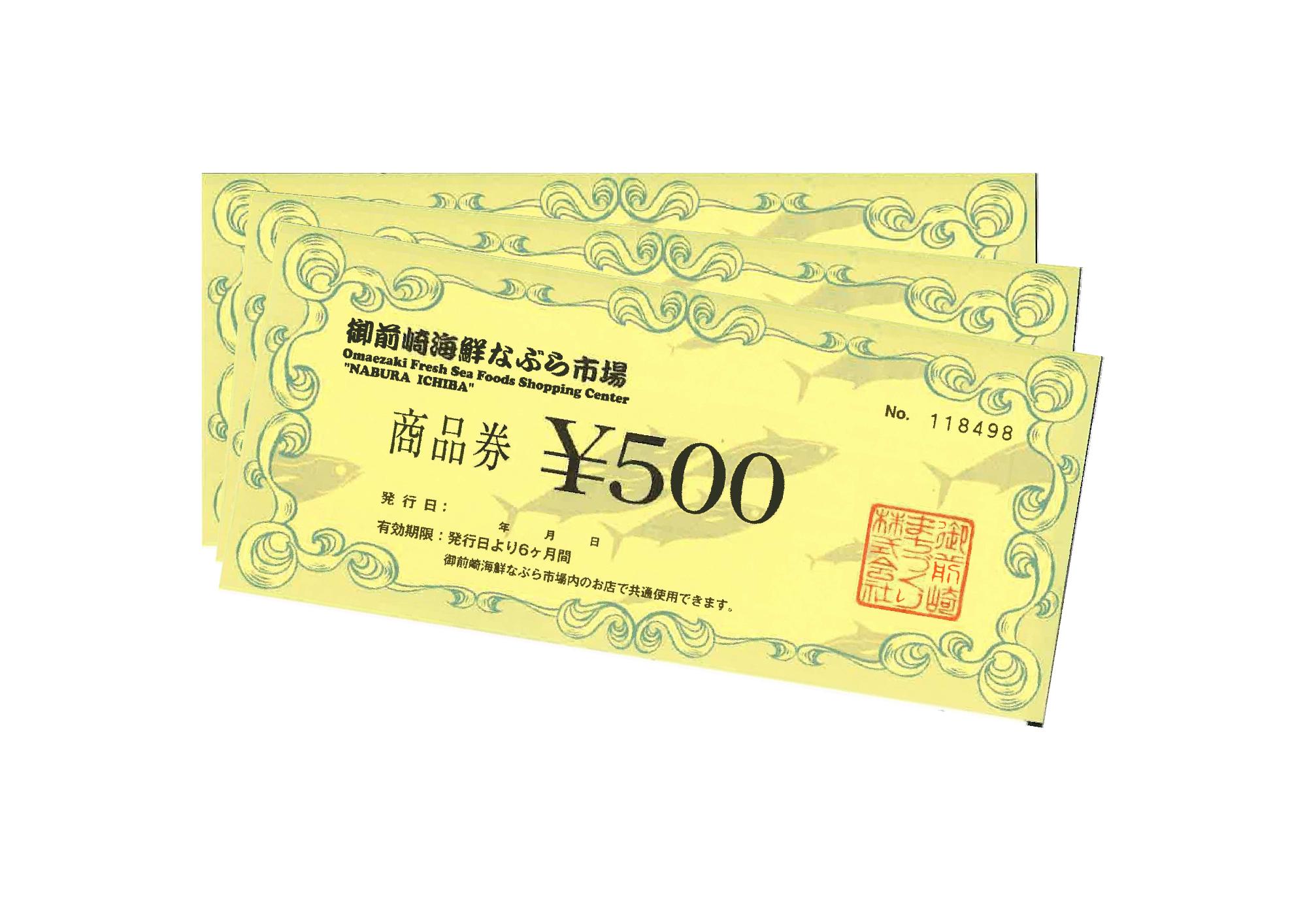 なぶら市場商品券イメージ図