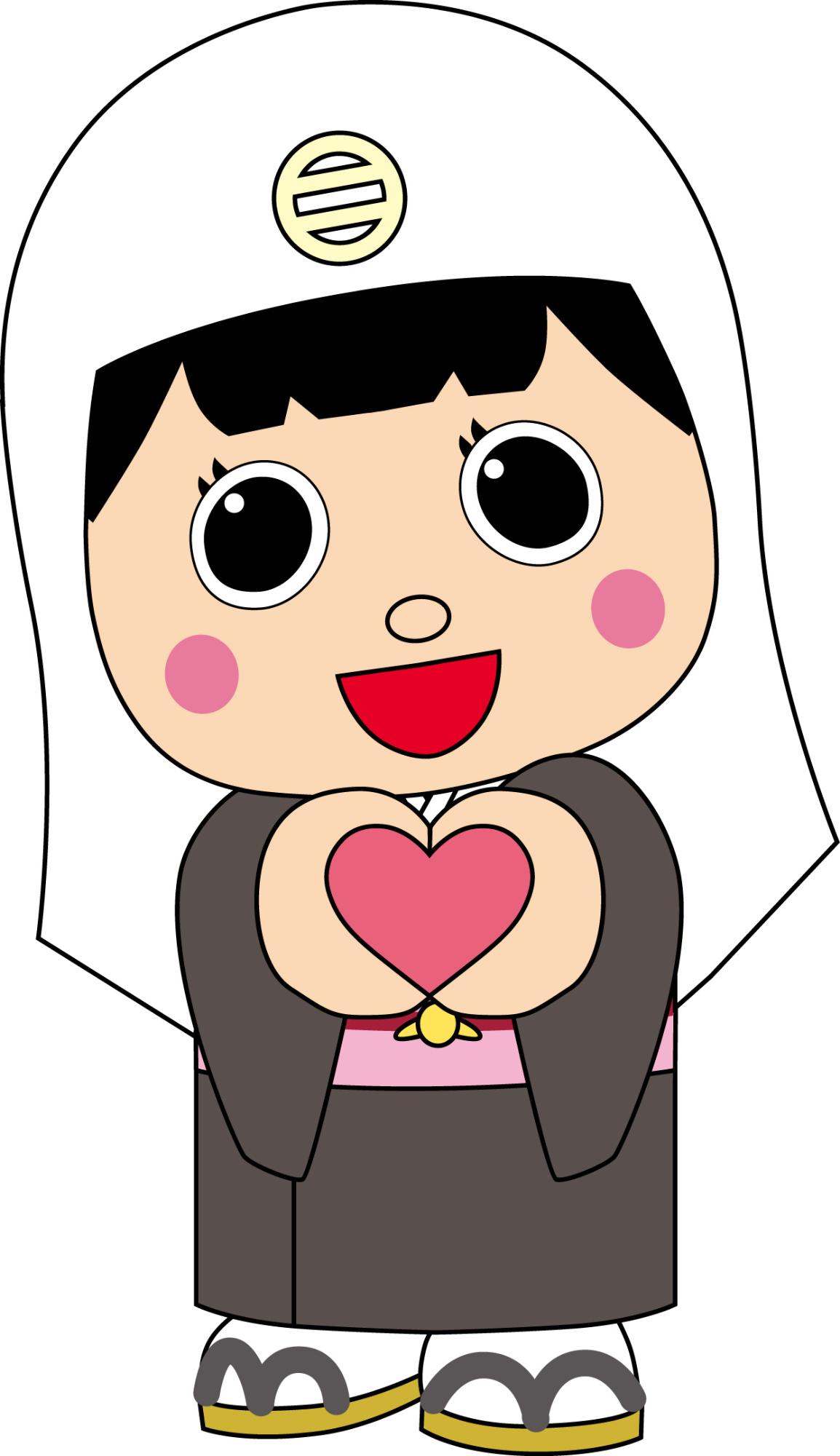御前崎市マスコットキャラクターふうちゃんの祐椿尼バージョン