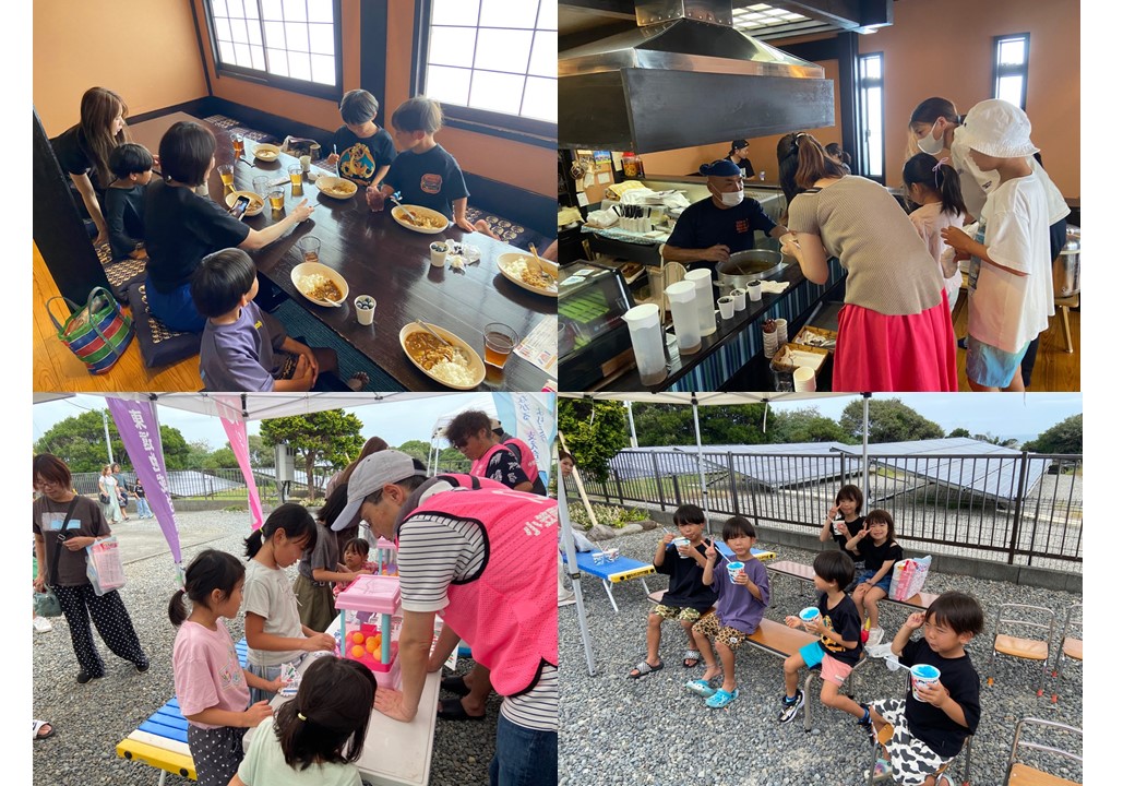 だれでも食堂もぐもぐ加多世で子どもがご飯を食べている様子