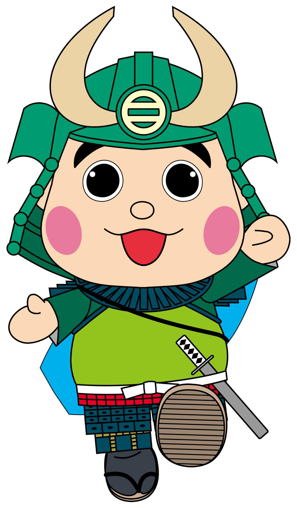 御前崎市マスコットキャラクターなみまるの左馬助バージョン