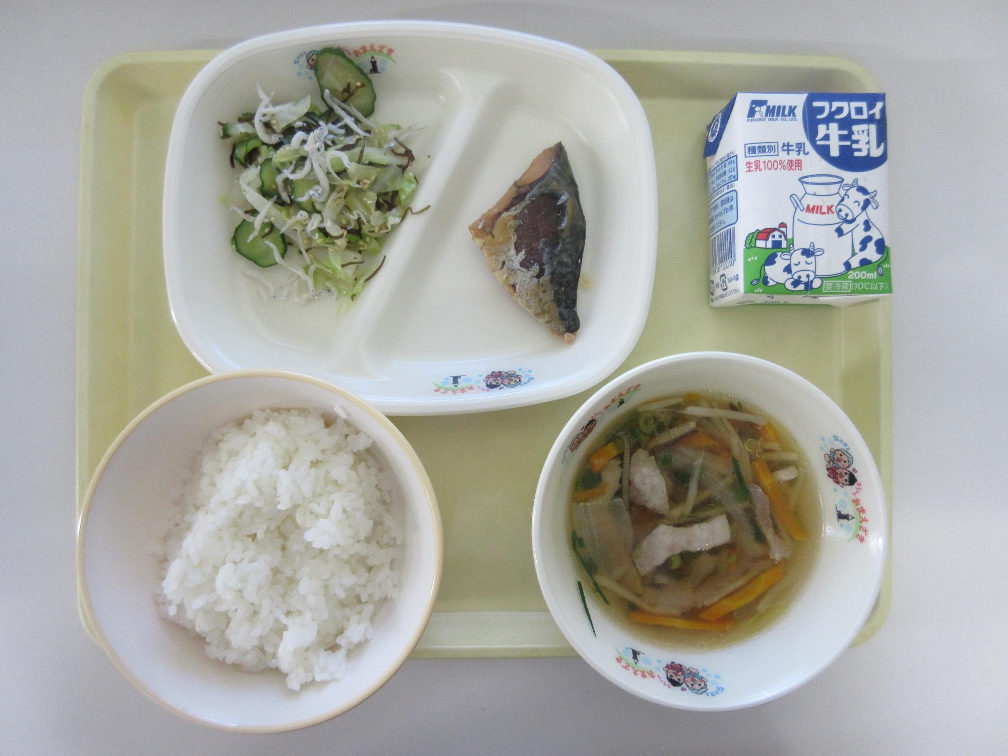 7/14の給食写真