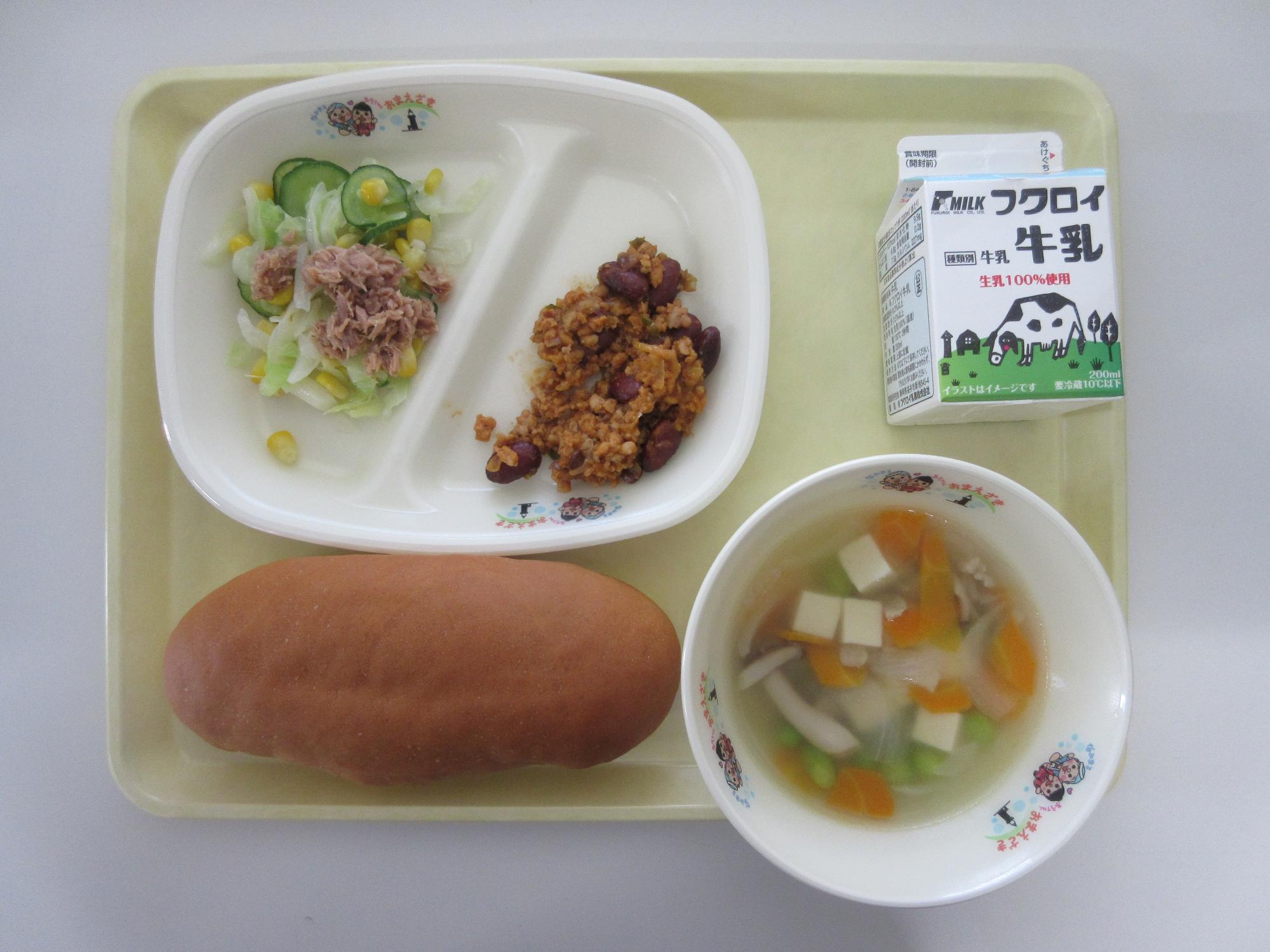 8/29の給食写真