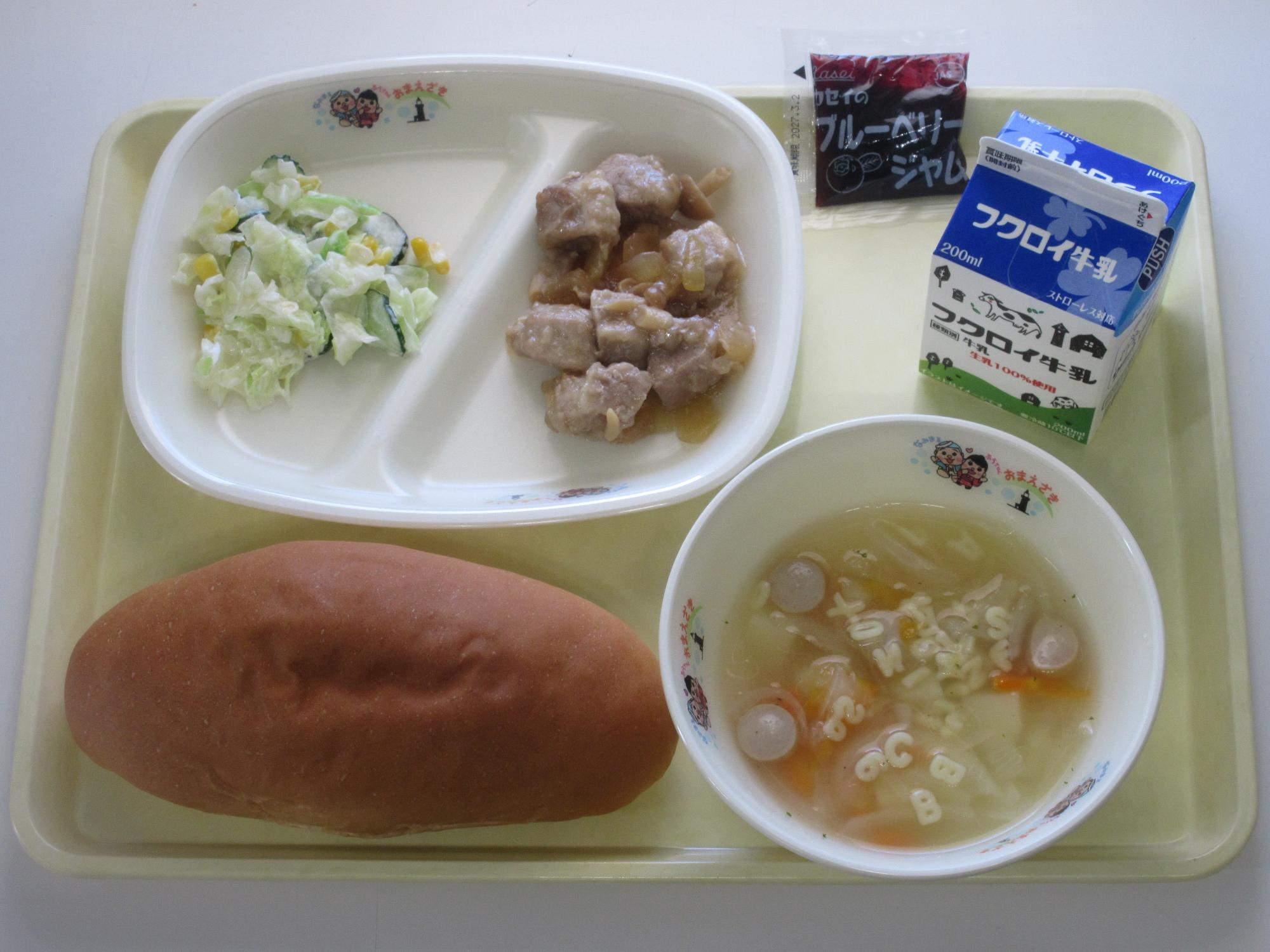 10月9日の給食写真