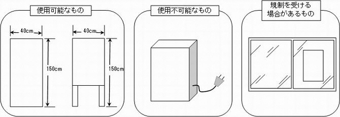 看板等の規格・制限