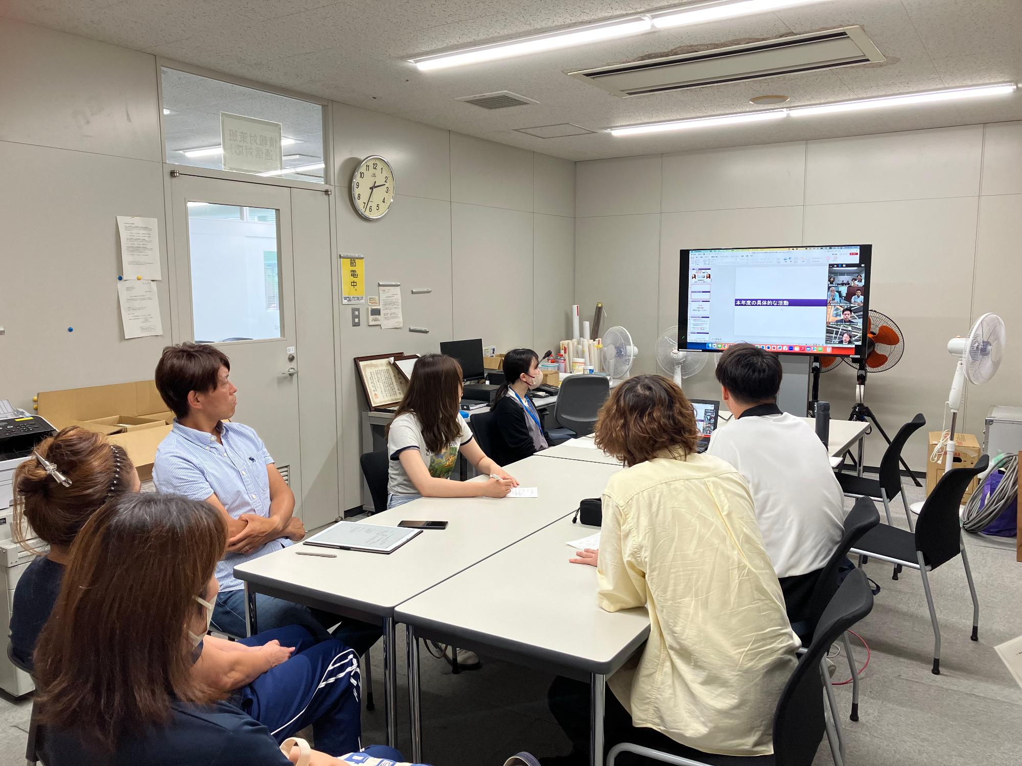 【静岡大学】打合せの様子