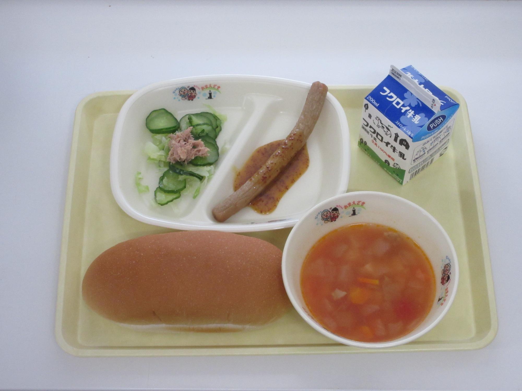 10月2日の給食写真