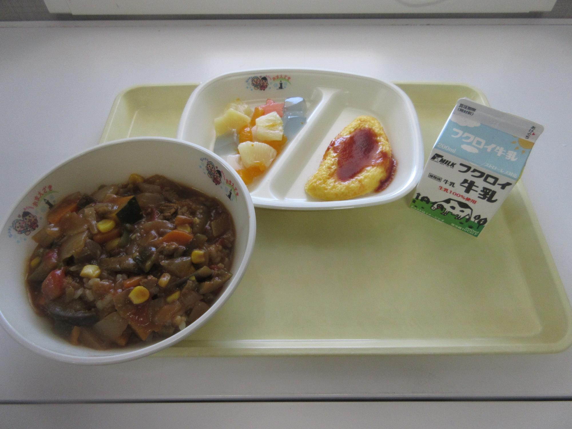 7月21日の給食写真