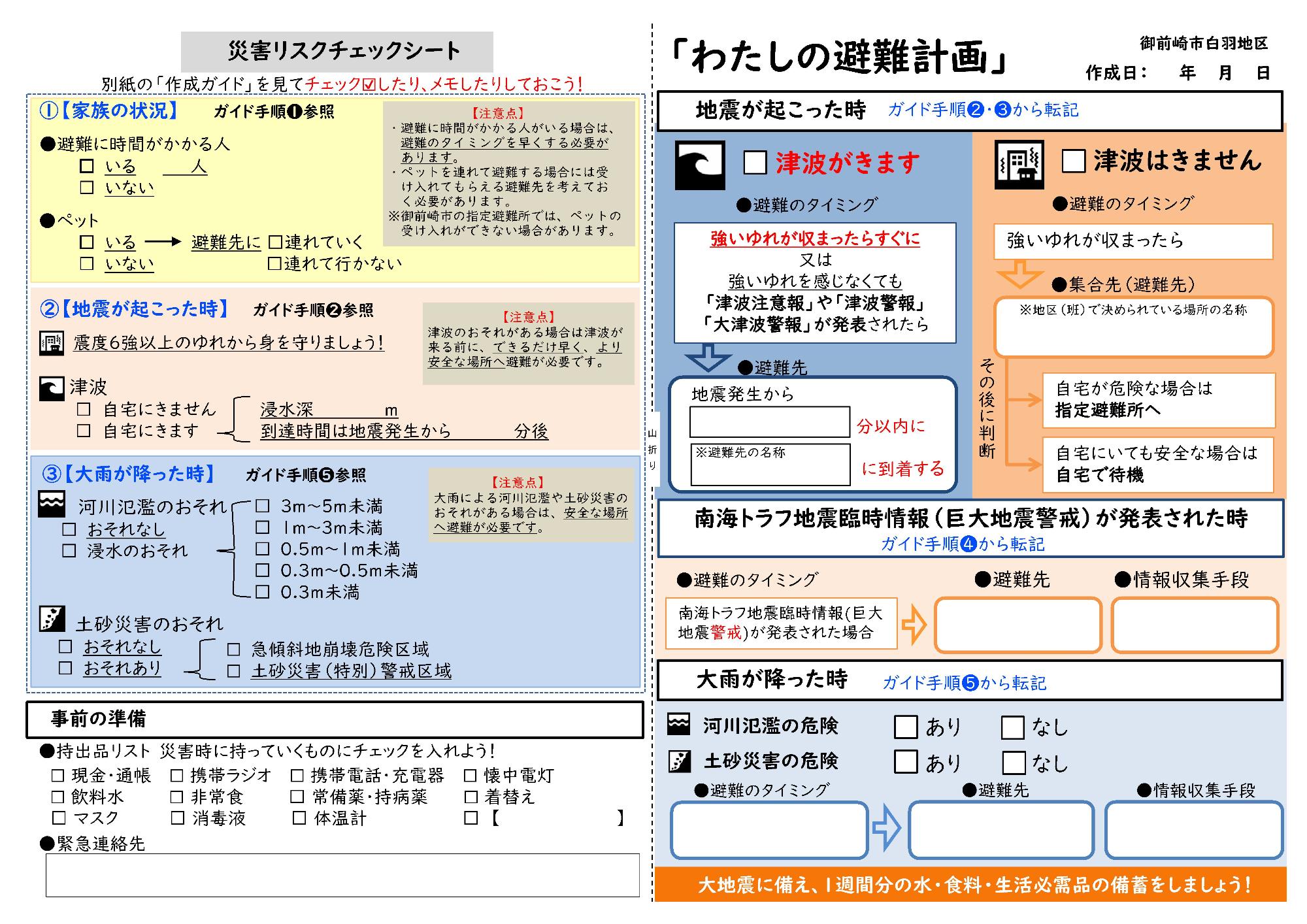 計画書本体